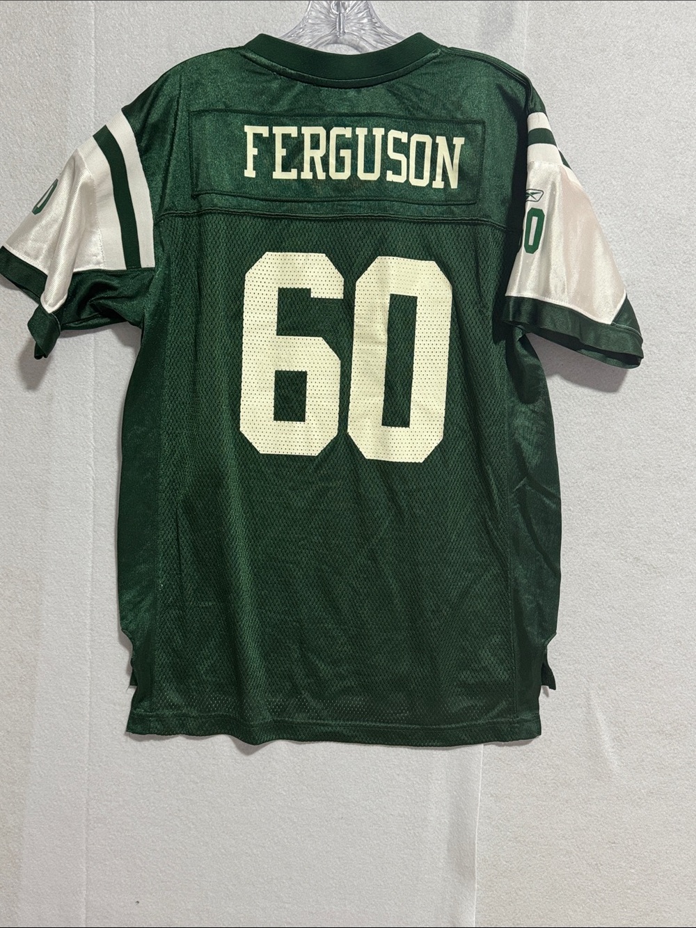 Reebok Vintage New York Jet Green Ferguson #60 Football Jersey